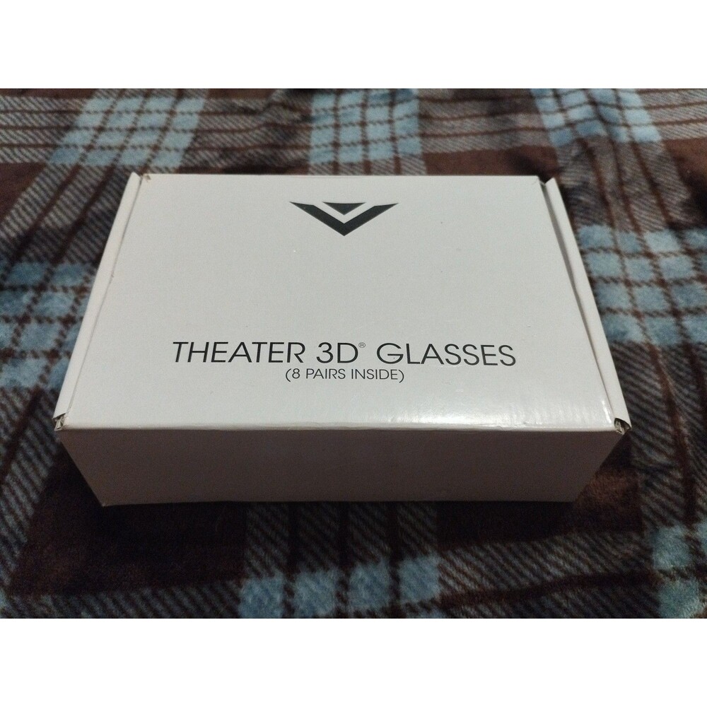 Vizio Theater 3D Glasses Set of 8 New In Box